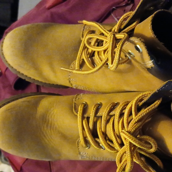 Women's Tan Lace-Up Ankle Boots Leather 8 Artisan Yessica - Picture 5 of 9